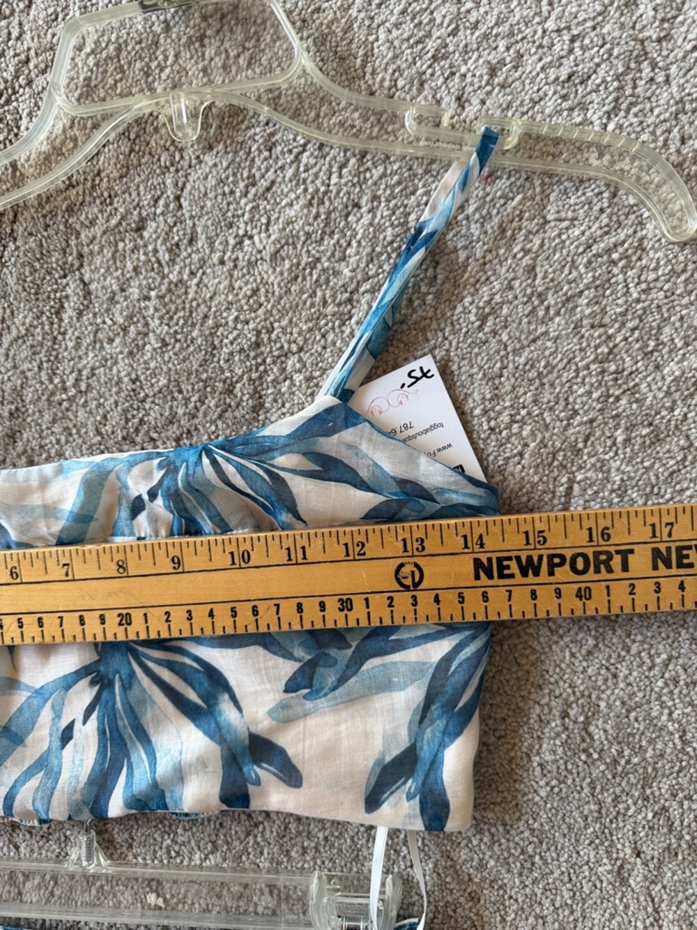 Aakaa Tropical Bra Top & High Waisted Wide Leg Pants Size Small NWT - Picture 11 of 14